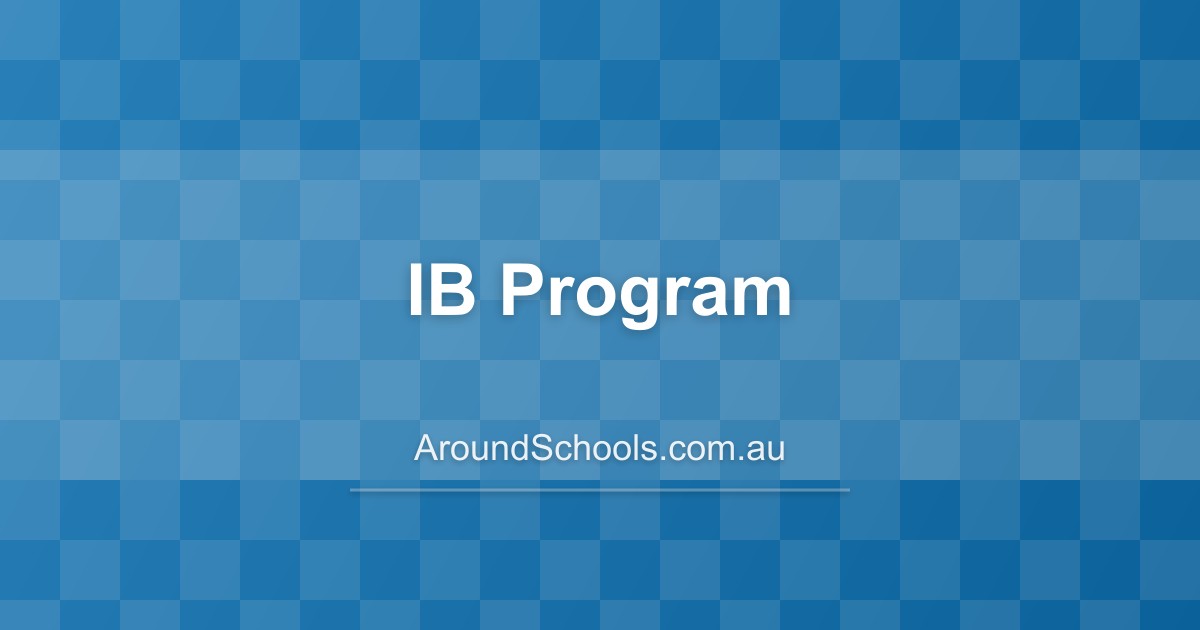 IB diploma program materials and globe