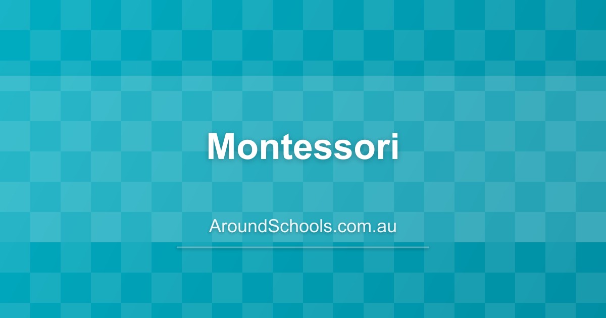 Montessori materials and learning environment