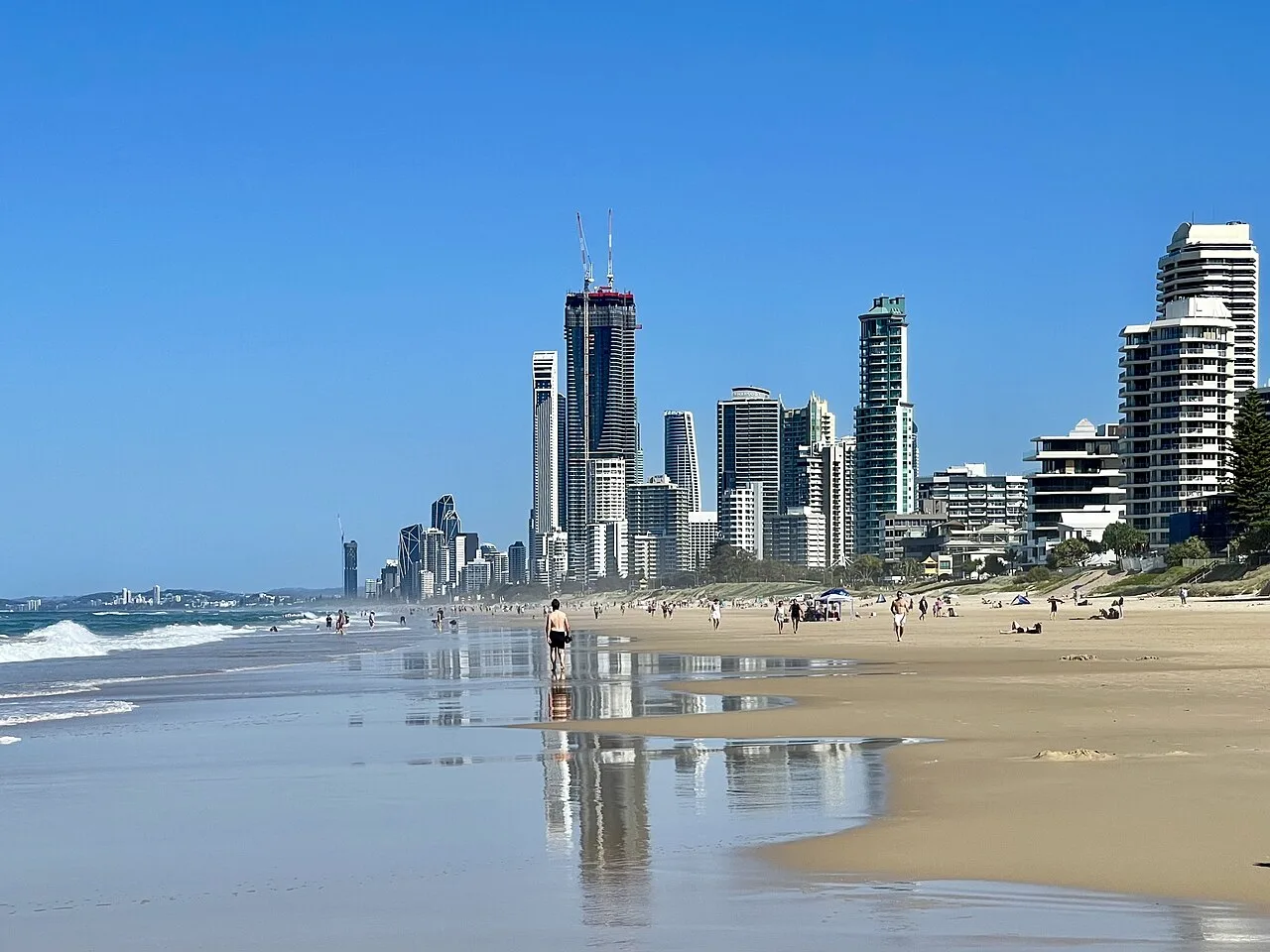 Surfers Paradise skyline on the Gold Coast