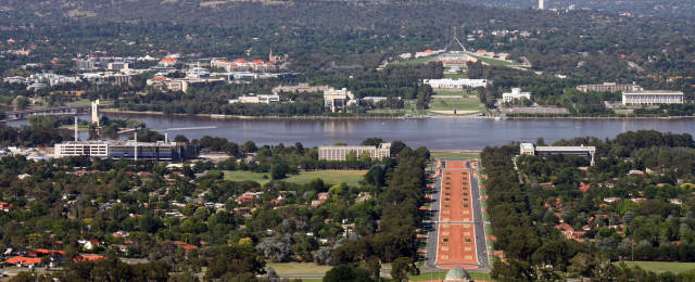 Canberra from Mount Ainslie