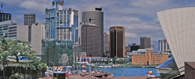 Sydney Harbour and the city skyline