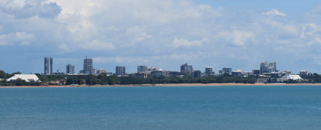 Darwin across the harbour